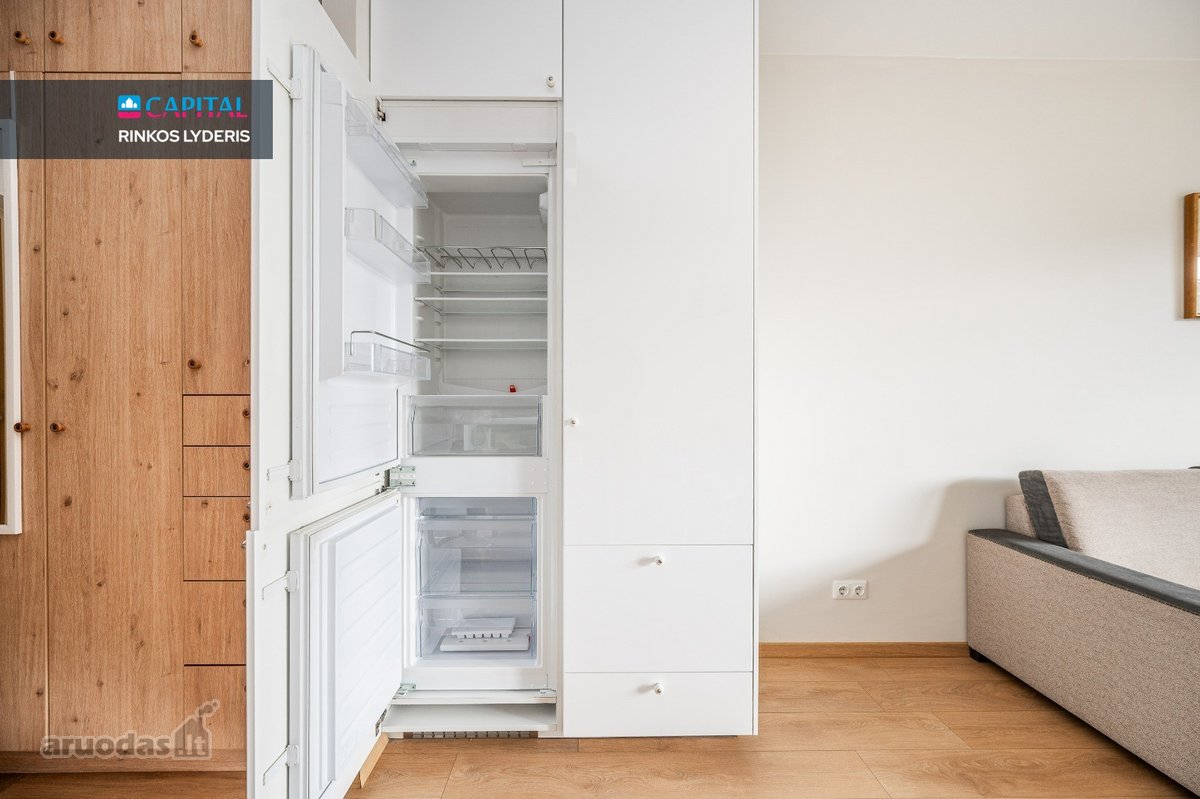 Nuomojamas jaukus 1 kambario butas Linkmenų g - nuotraukos Nr. 15