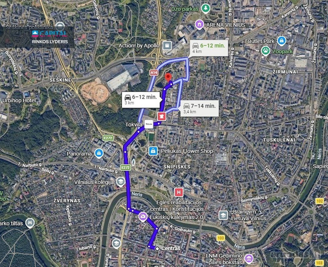 Nuomojamas jaukus 1 kambario butas Linkmenų g - nuotraukos Nr. 27
