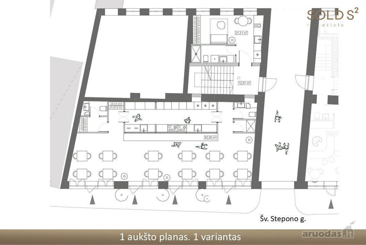 Vienpusės Šv. Stepono gatvelės pradžioje - nuotraukos Nr. 7