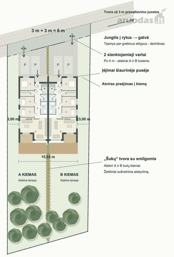 Parduodamas 12,3 a. sklypas tinkamas - nuotraukos Nr. 4