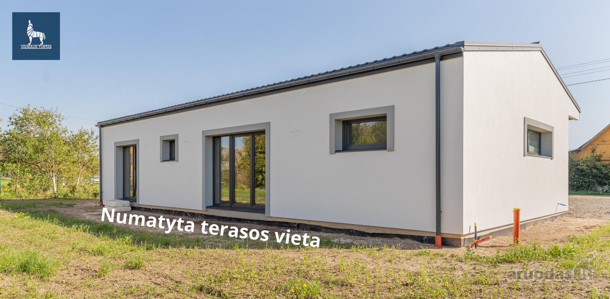 Parduodamas naujos statybos A++ namas su garažu - nuotraukos Nr. 7