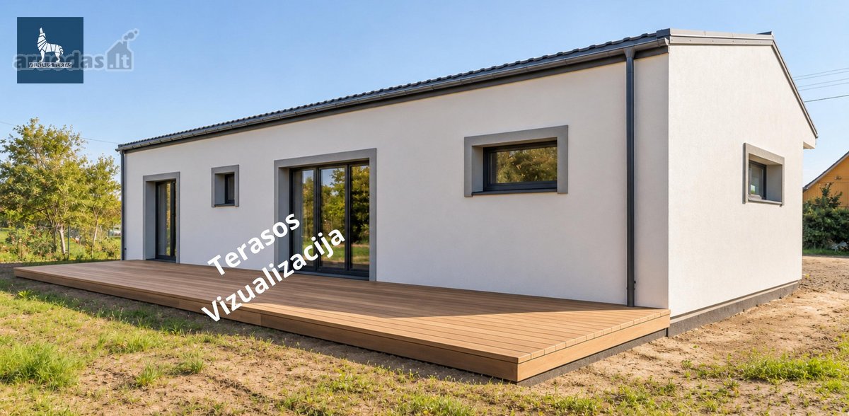 Parduodamas naujos statybos A++ namas su garažu - nuotraukos Nr. 8