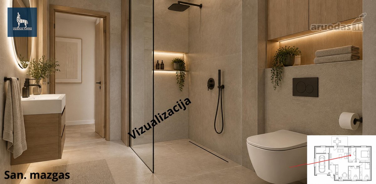 Parduodamas naujos statybos A++ namas su garažu - nuotraukos Nr. 26