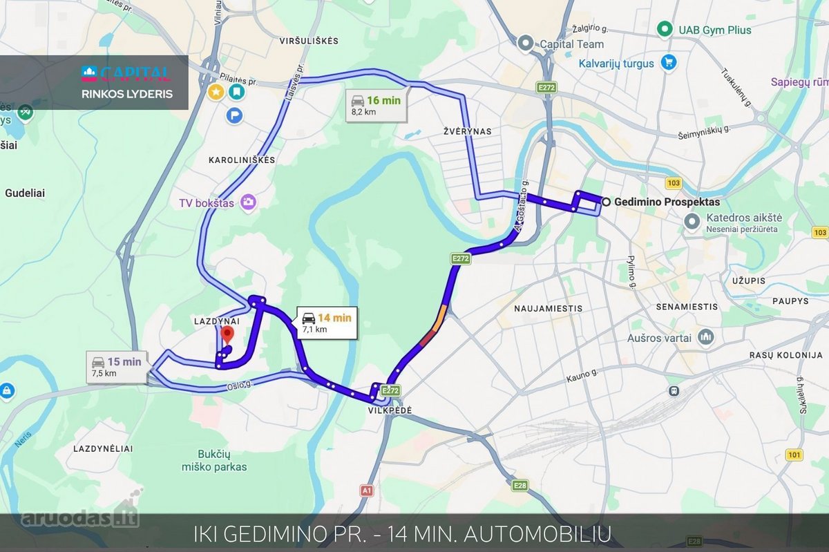 Šviesus Ir Stilingai Įrengtas 2 Kambarių - nuotraukos Nr. 20