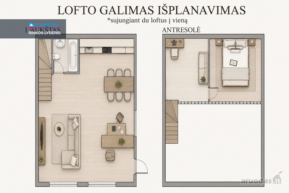 Parduodamas Modernus Loftas Laisvės Pr. 53e, - nuotraukos Nr. 28