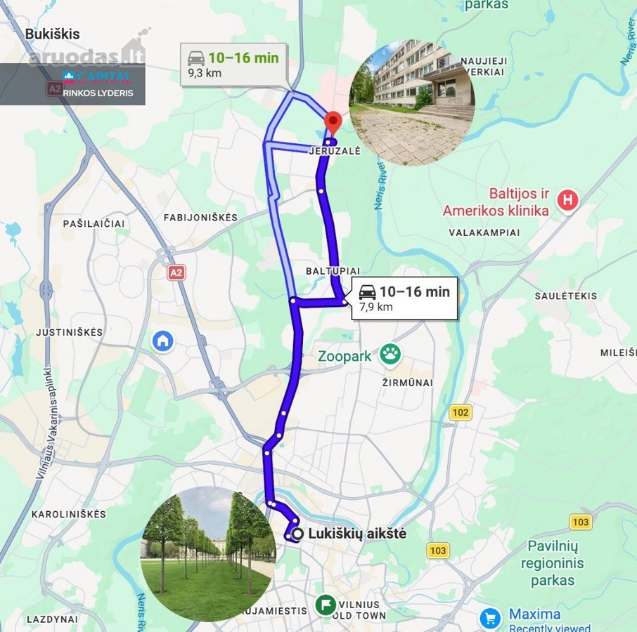 Išnuomojamas Vieno Kambario Butas Šalia - nuotraukos Nr. 11