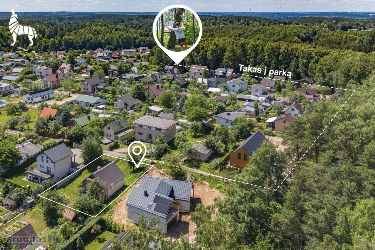 Rokantiškių miško parko pašonėje parduodamas - nuotraukos Nr. 9