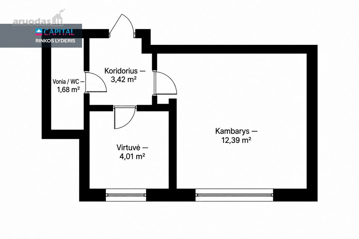 Parduodamas 1 Kambario Butas Savanorių Pr.! - nuotraukos Nr. 11