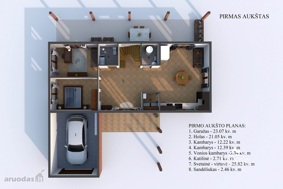 Parduodamas 161,57 kv. m namas su 10,71 a - nuotraukos Nr. 25