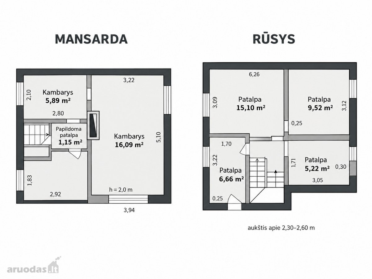 Parduodamas Erdvus Sodo Namas Ramioje, - nuotraukos Nr. 41