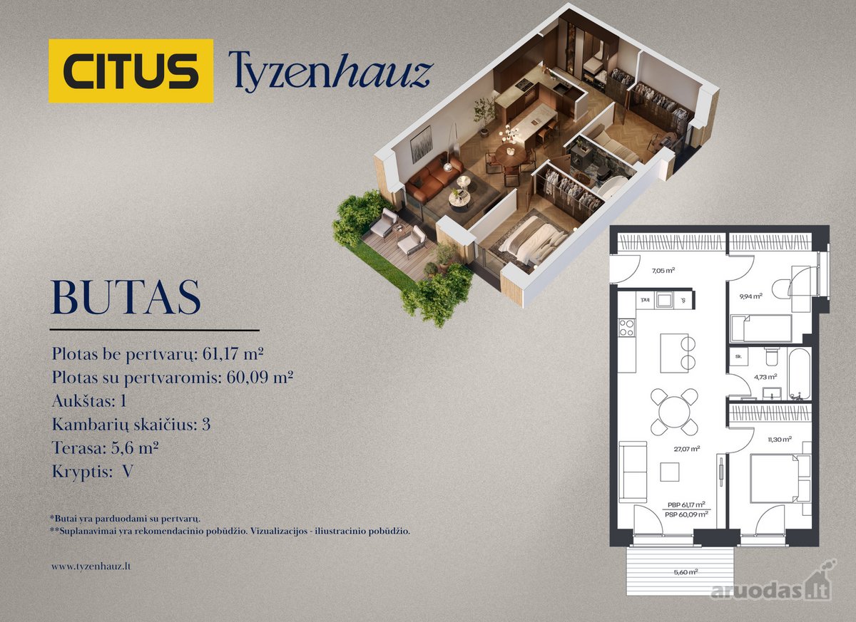 Citus Tyzenhauz – modernus projektas, - nuotraukos Nr. 2