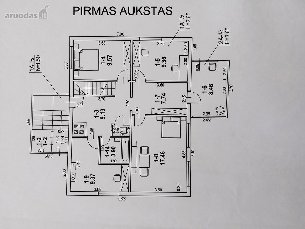 Parduodamas Tvarkingas 183 m² namas su 18 a - nuotraukos Nr. 22