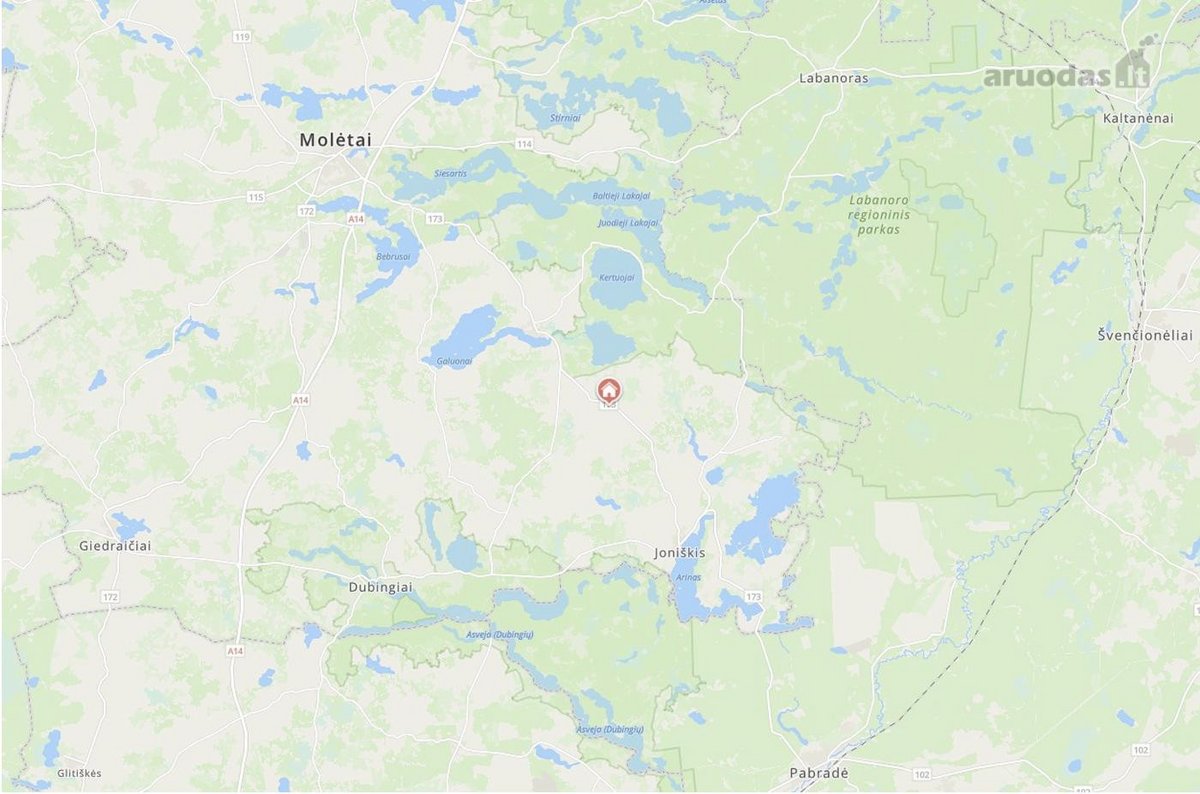 Parduodamas žemės ūkios paskirtis sklypas su - nuotraukos Nr. 2