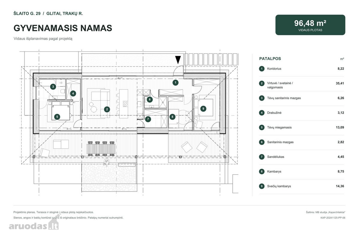 Parduodamas 48,42 a namu valdos sklypas - nuotraukos Nr. 7
