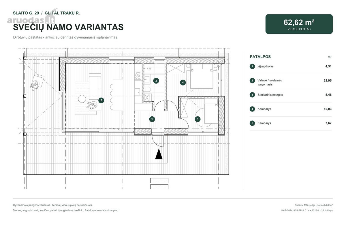 Parduodamas 48,42 a namu valdos sklypas - nuotraukos Nr. 4