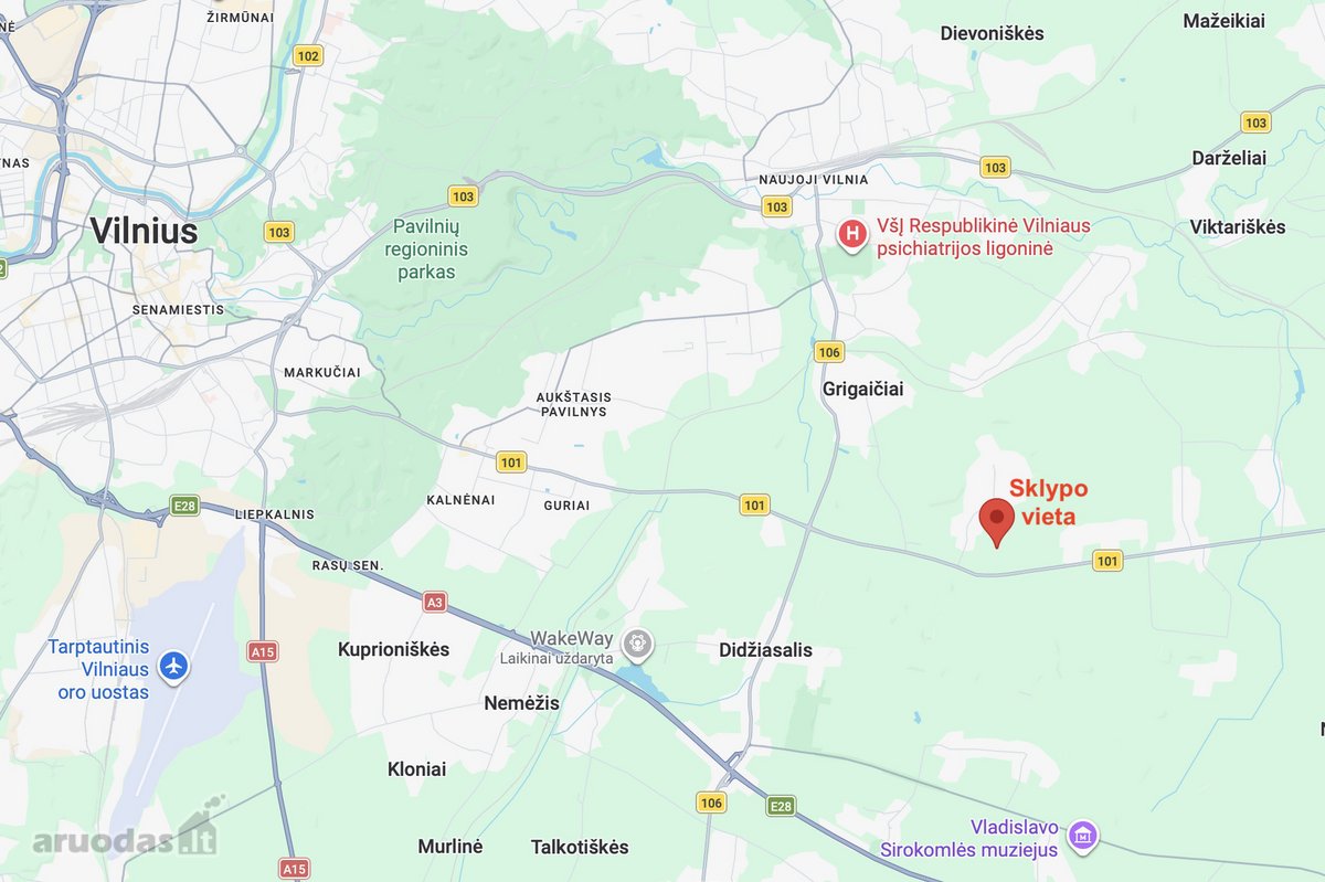 Parduodamas 17,3 a namų valdos sklypas - nuotraukos Nr. 12