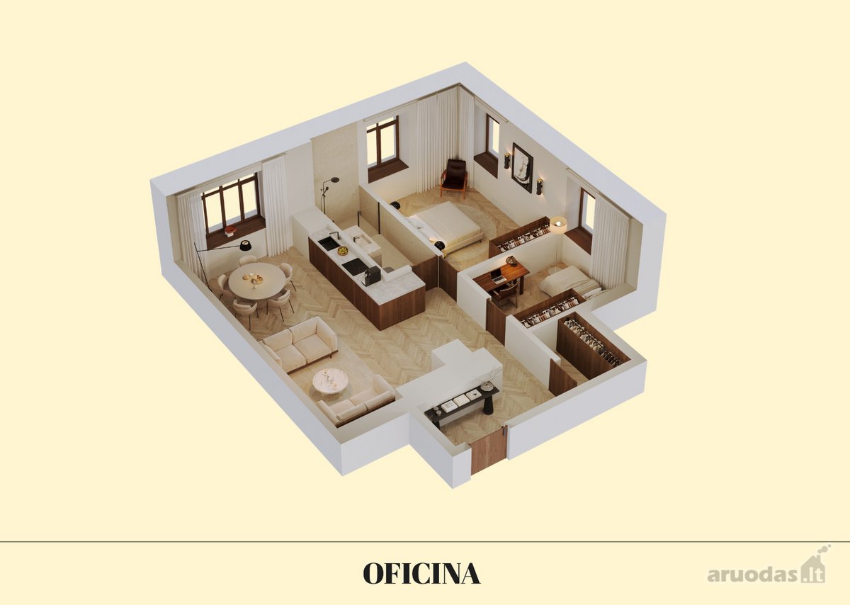 Apartamentai Oficina projekto istoriniame - nuotraukos Nr. 8