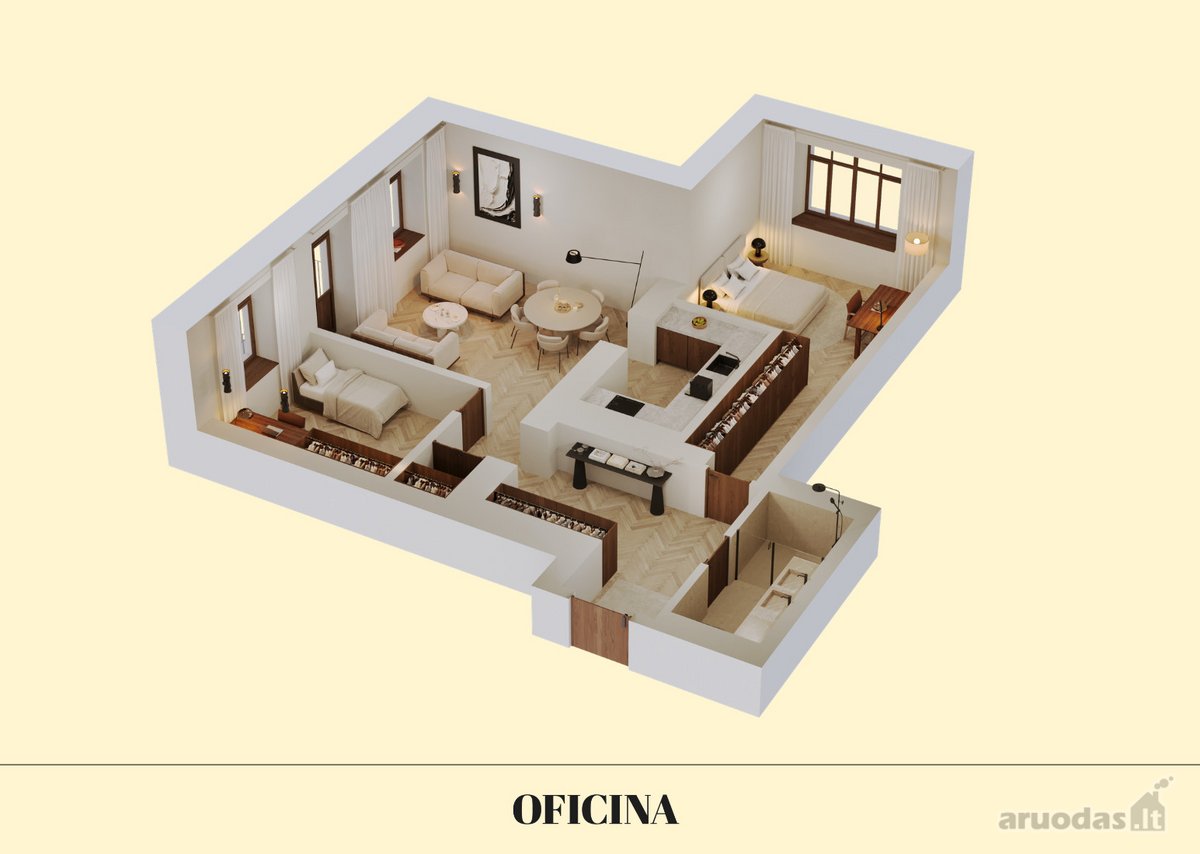 Apartamentai Oficina projekto istoriniame - nuotraukos Nr. 10