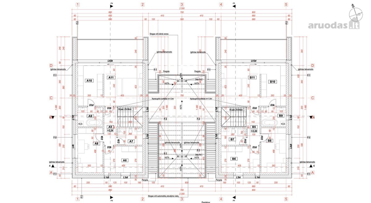 Kraštiniai Modernios Architektūros Namai - nuotraukos Nr. 14