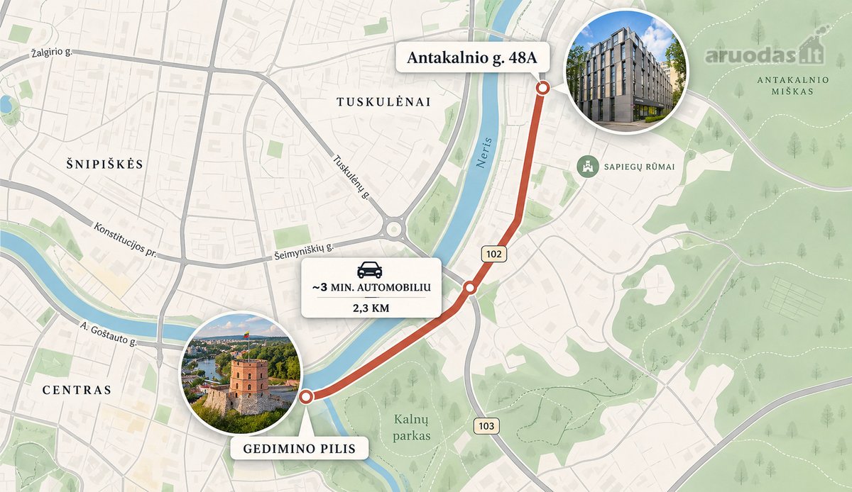 Parduodamos stilingai ir kokybiškai įrengtos - nuotraukos Nr. 16