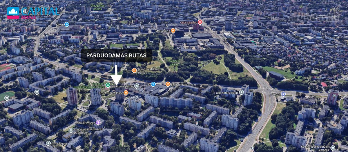 Parduodamas Erdvus 2 Kambarių Butas Su Dviem - nuotraukos Nr. 24