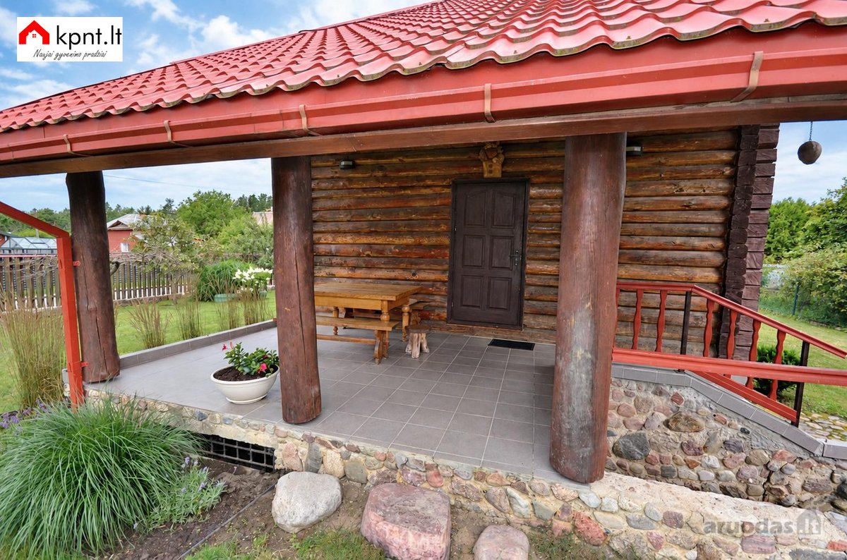 Parduodamas Jaukus Rąstinis Namas Arlaviškių - nuotraukos Nr. 19