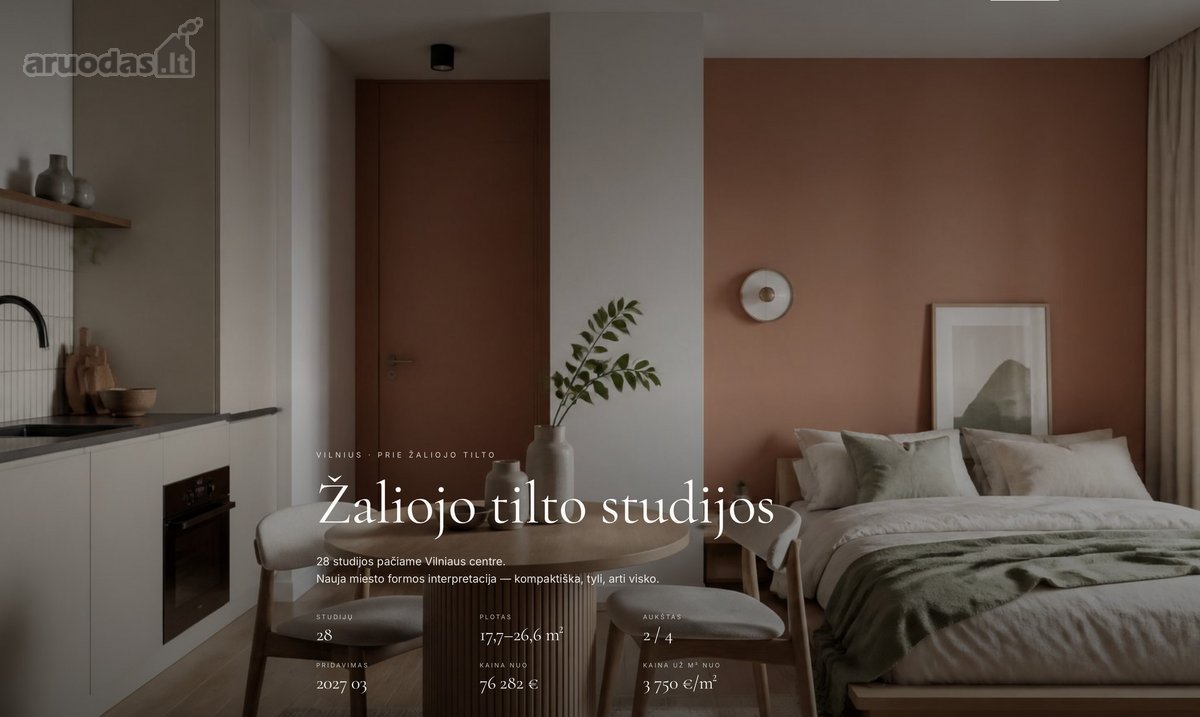 Išskirtinė studija pačiame Vilniaus centre – - nuotraukos Nr. 4