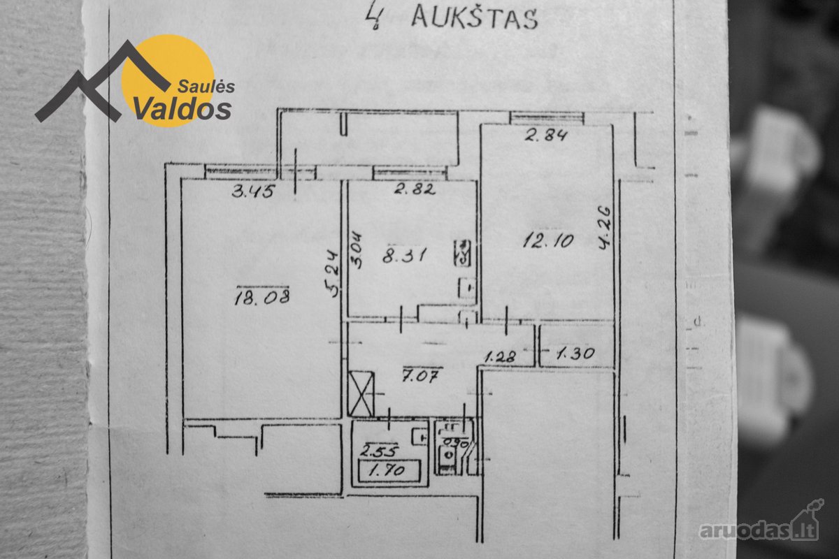 Parduodamas Šviesus 2 Kambarių Butas - nuotraukos Nr. 16