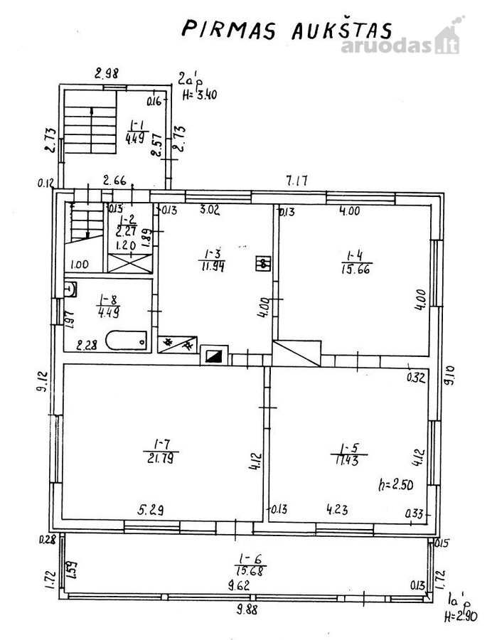 Parduodamas erdvus dviejų aukštų 126 m2 - nuotraukos Nr. 4