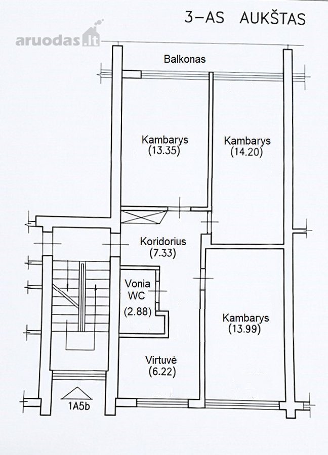 Tvarkingas, neseniai suremontuotas butas - nuotraukos Nr. 11