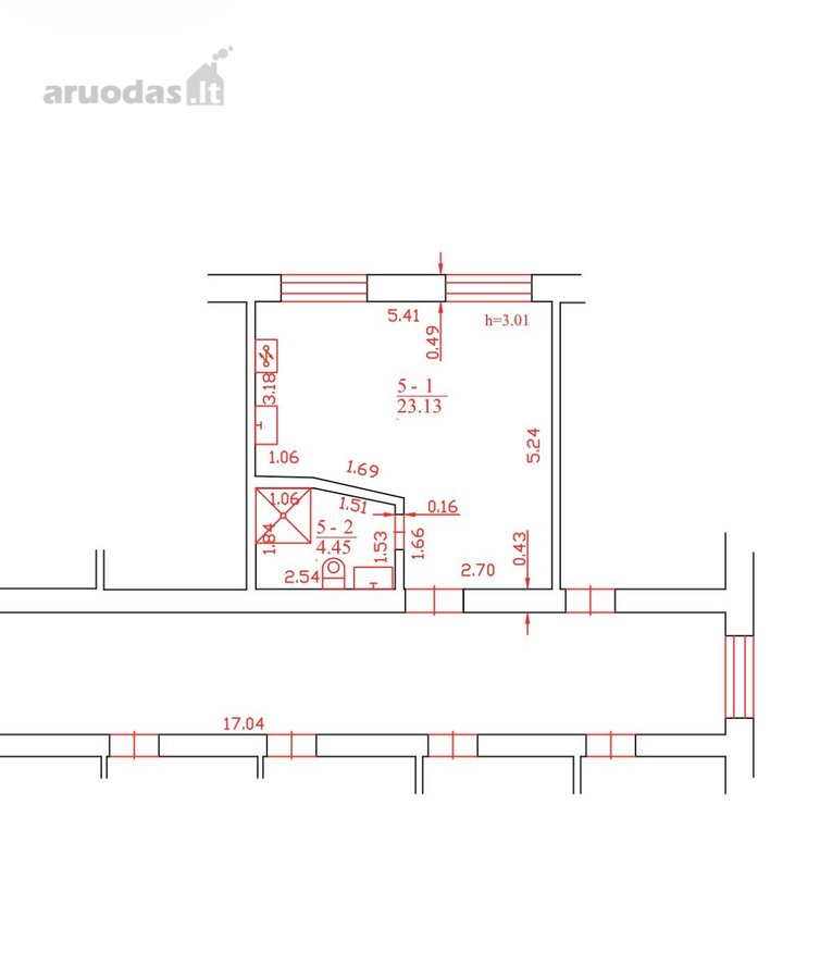 Nuomojamas butas Aguonų g. 20, Vilnius - nuotraukos Nr. 5