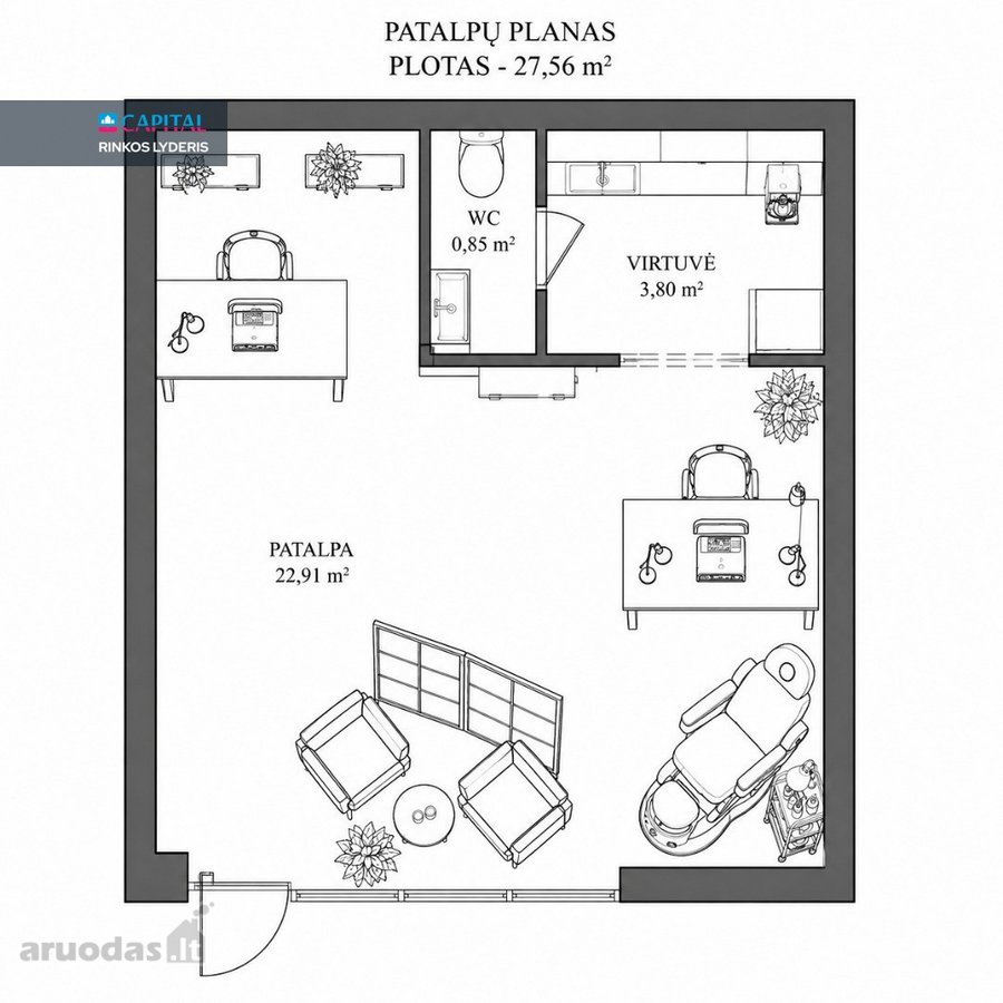 # Pajamas Generuojanti Investicija Šnipiškėse - nuotraukos Nr. 11