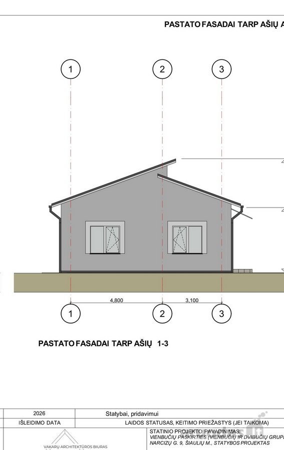 Parduodamas naujai statomas A++ klasės, vieno - nuotraukos Nr. 5