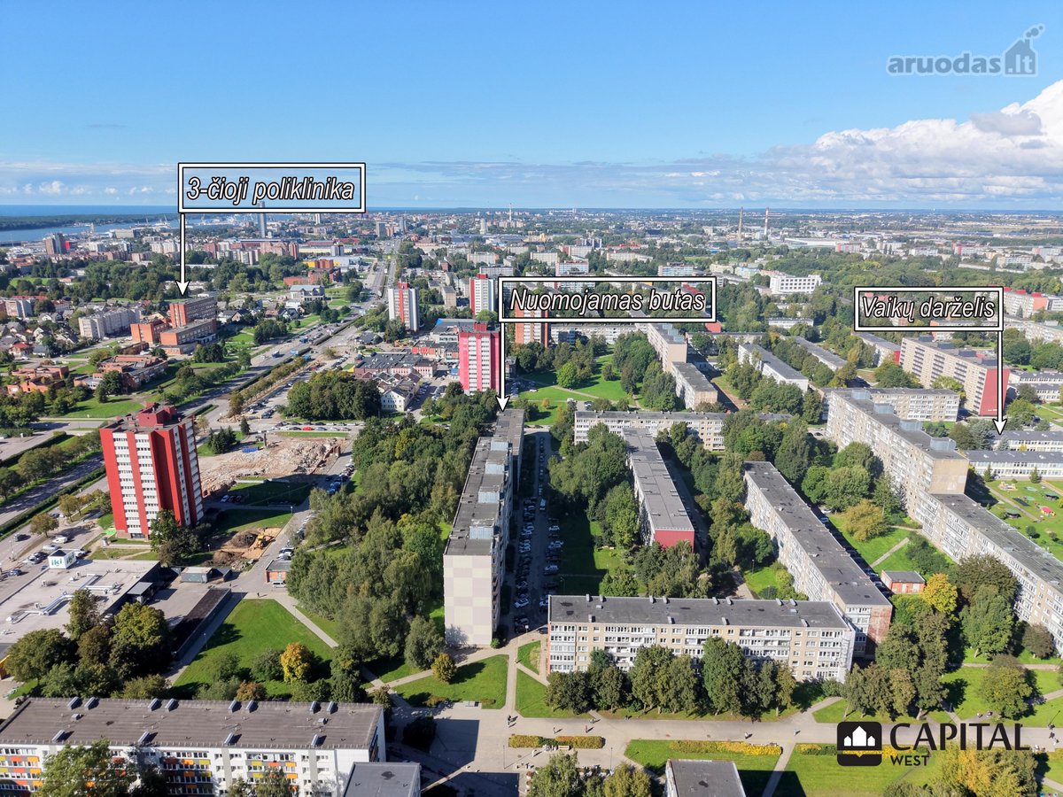 Išnuomojamas 3-jų kambarių butas Klaipėdoje, - nuotraukos Nr. 33