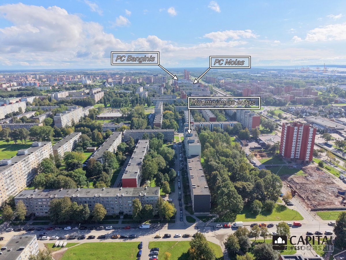 Išnuomojamas 3-jų kambarių butas Klaipėdoje, - nuotraukos Nr. 34