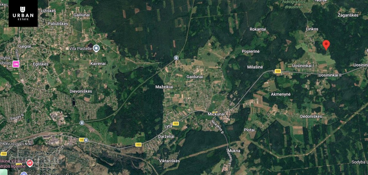 Parduodamas Erdvus Žemės Sklypas Su Mišku Ir - nuotraukos Nr. 21