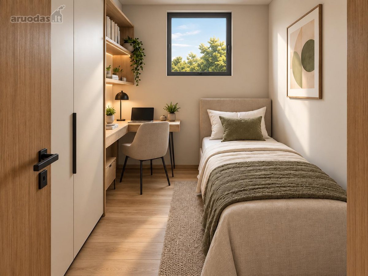 Parduodamas Šviesus 51,7 M² Butas Su Erdviu - nuotraukos Nr. 3
