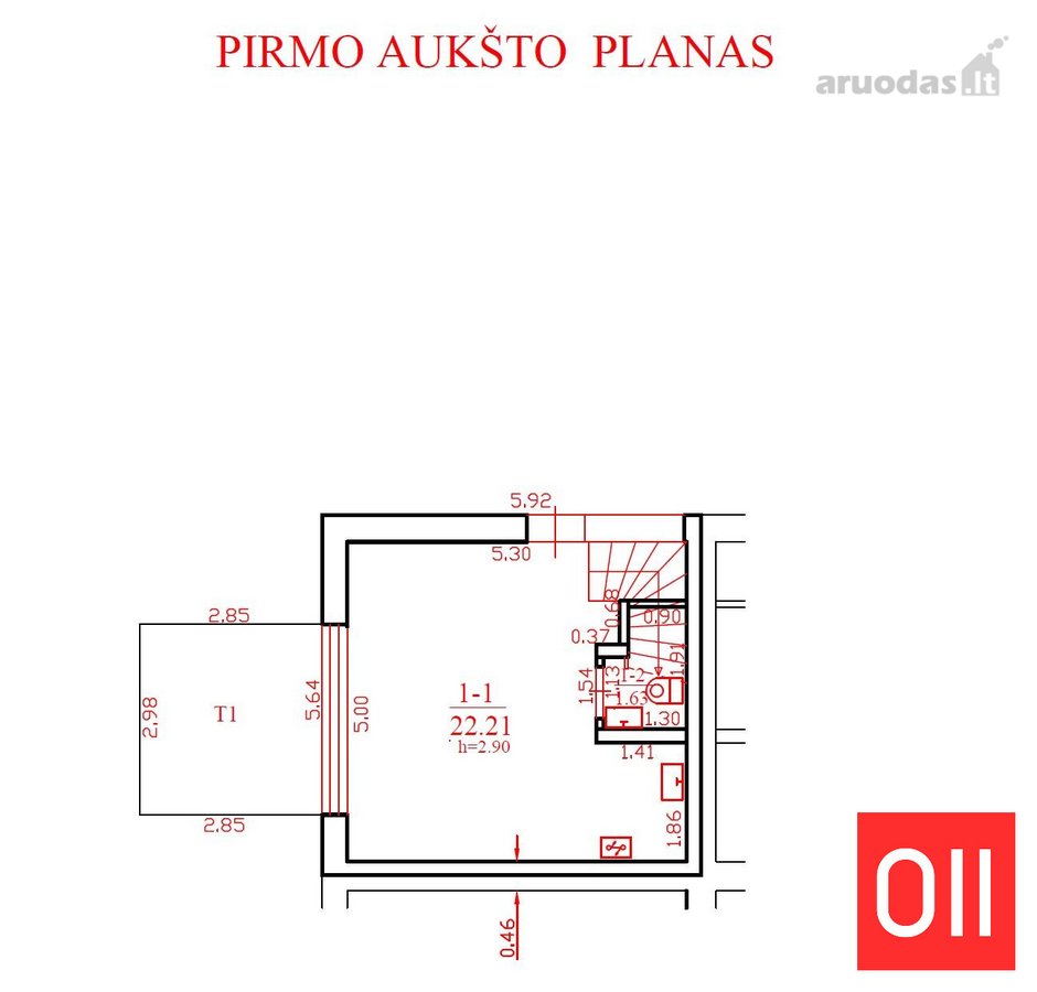 Išskirtinis 3 Kambarių Kotedžo Tipo Būstas - nuotraukos Nr. 12