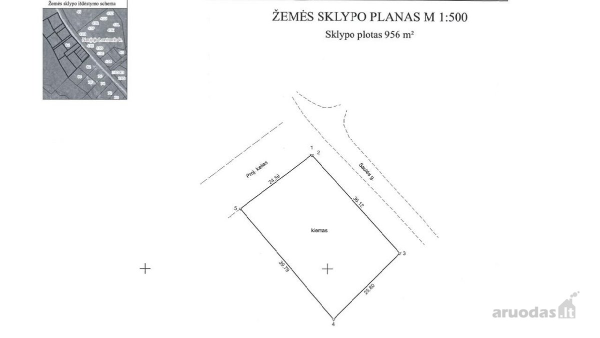 9,56 A Sklypas Namo Statybai „Saulės Kalvų“ - nuotraukos Nr. 9