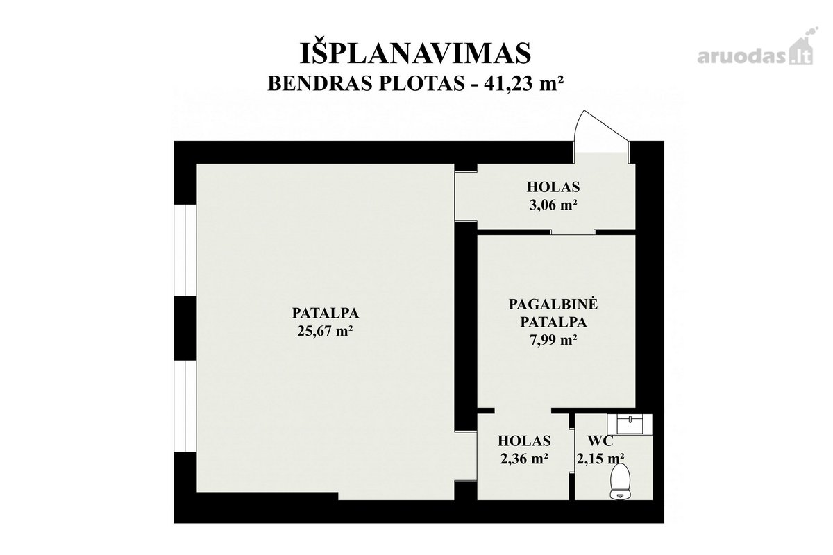 Patalpos Palangoje Su Galimybe Keisti - nuotraukos Nr. 2