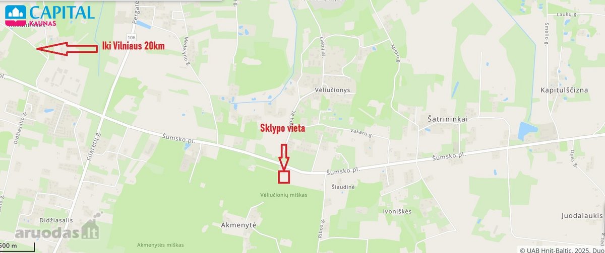 Parduodamas 1 ha Sklypų Masyvas, padalintas į - nuotraukos Nr. 9