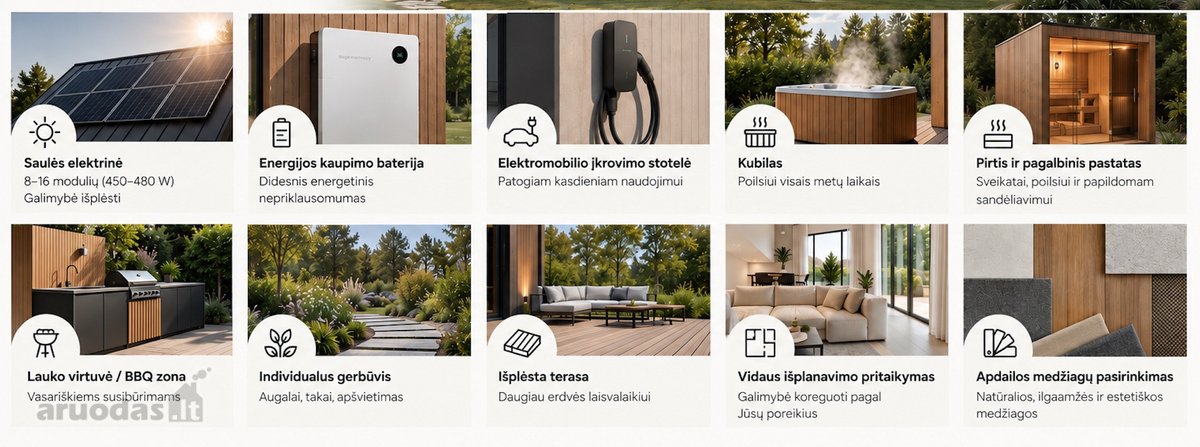 Erdvus ~156 m² naujas namas Druskininkuose – - nuotraukos Nr. 7