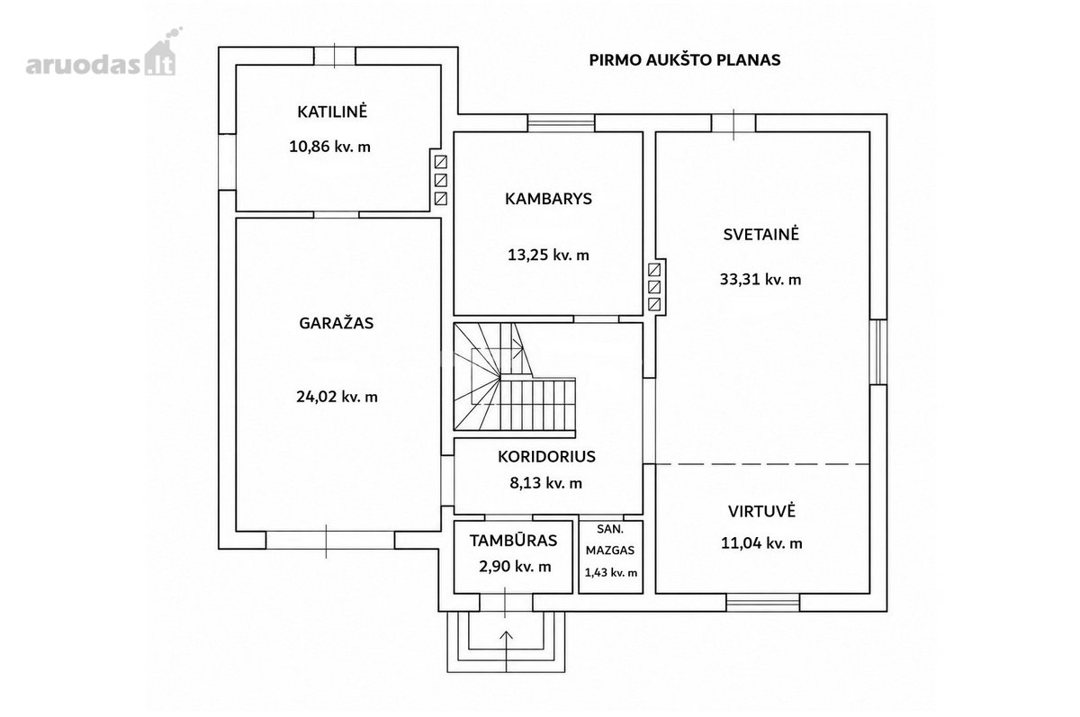 Nebaigtas statyti sublokuotas namas – toliau - nuotraukos Nr. 36