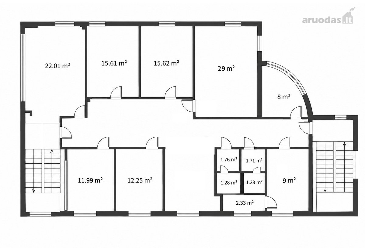 Komercinės Patalpos Nuomai  176 m²  M. - nuotraukos Nr. 21