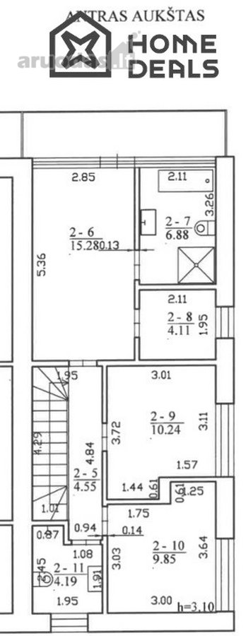 Tarandėje parduodamas 99,33 m² dviejų aukštų - nuotraukos Nr. 41