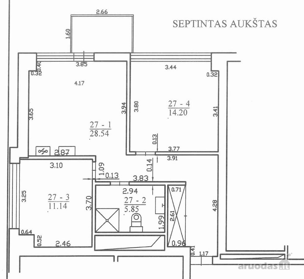 Parduodamas Naujai Įrengtas 3 Kambarių Butas - nuotraukos Nr. 26