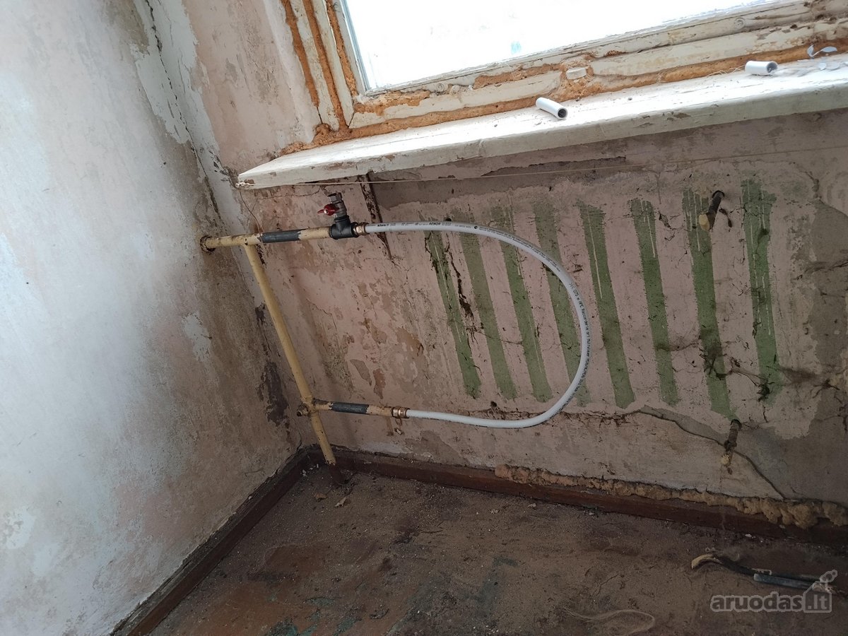 Dviejų kambarių buto plotas – 33,11 m². - nuotraukos Nr. 10