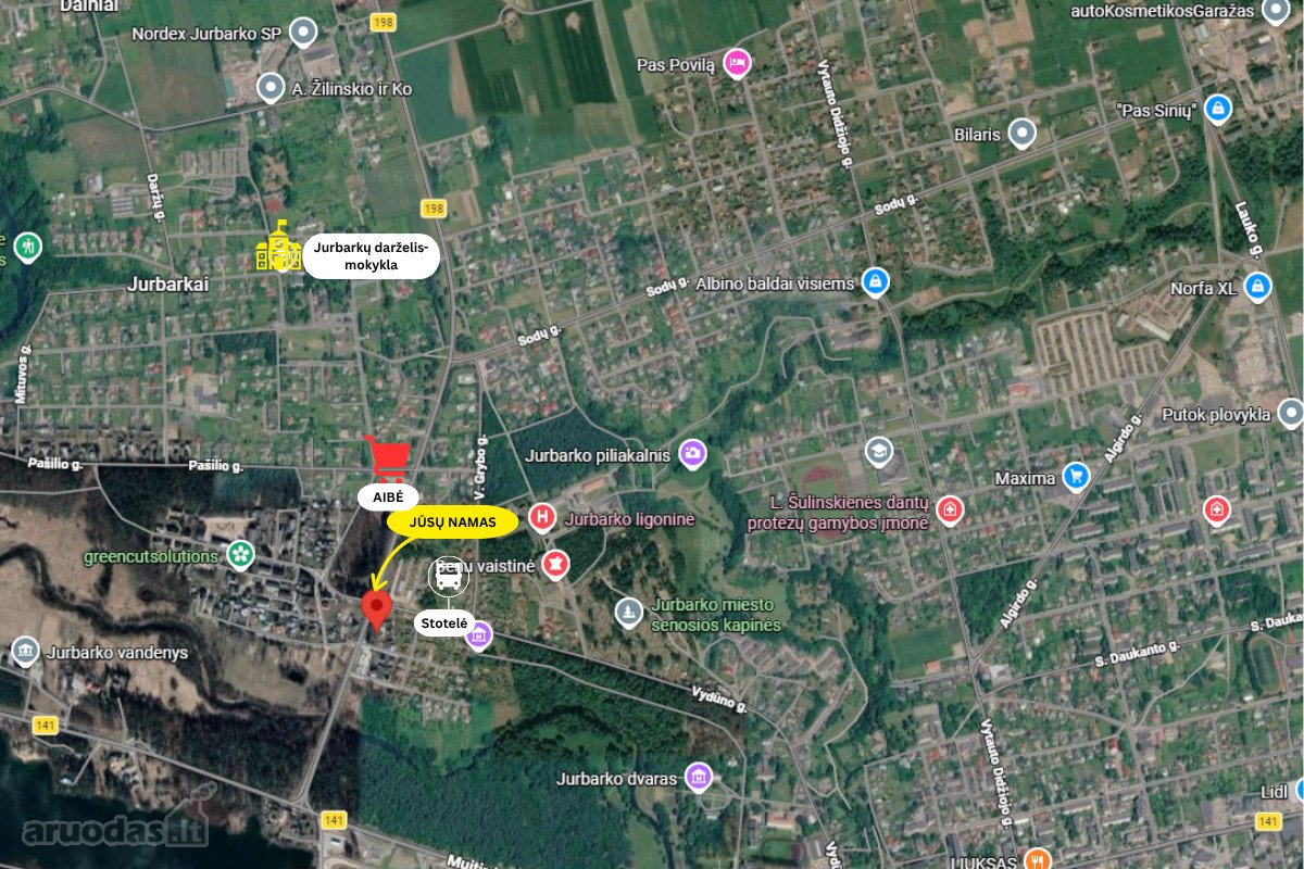 Parduodama 61,95 M² Namo Dalis Su 11,13 A - nuotraukos Nr. 13