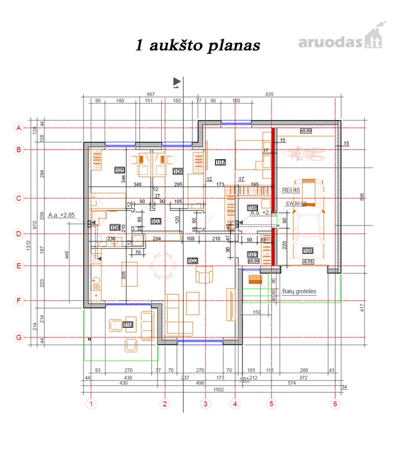 Parduodamas naujai pastatytas vieno aukšto - nuotraukos Nr. 31