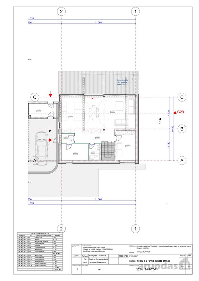 Modernūs kotedžai Pilaitėje – Cintų g. 9  - nuotraukos Nr. 11